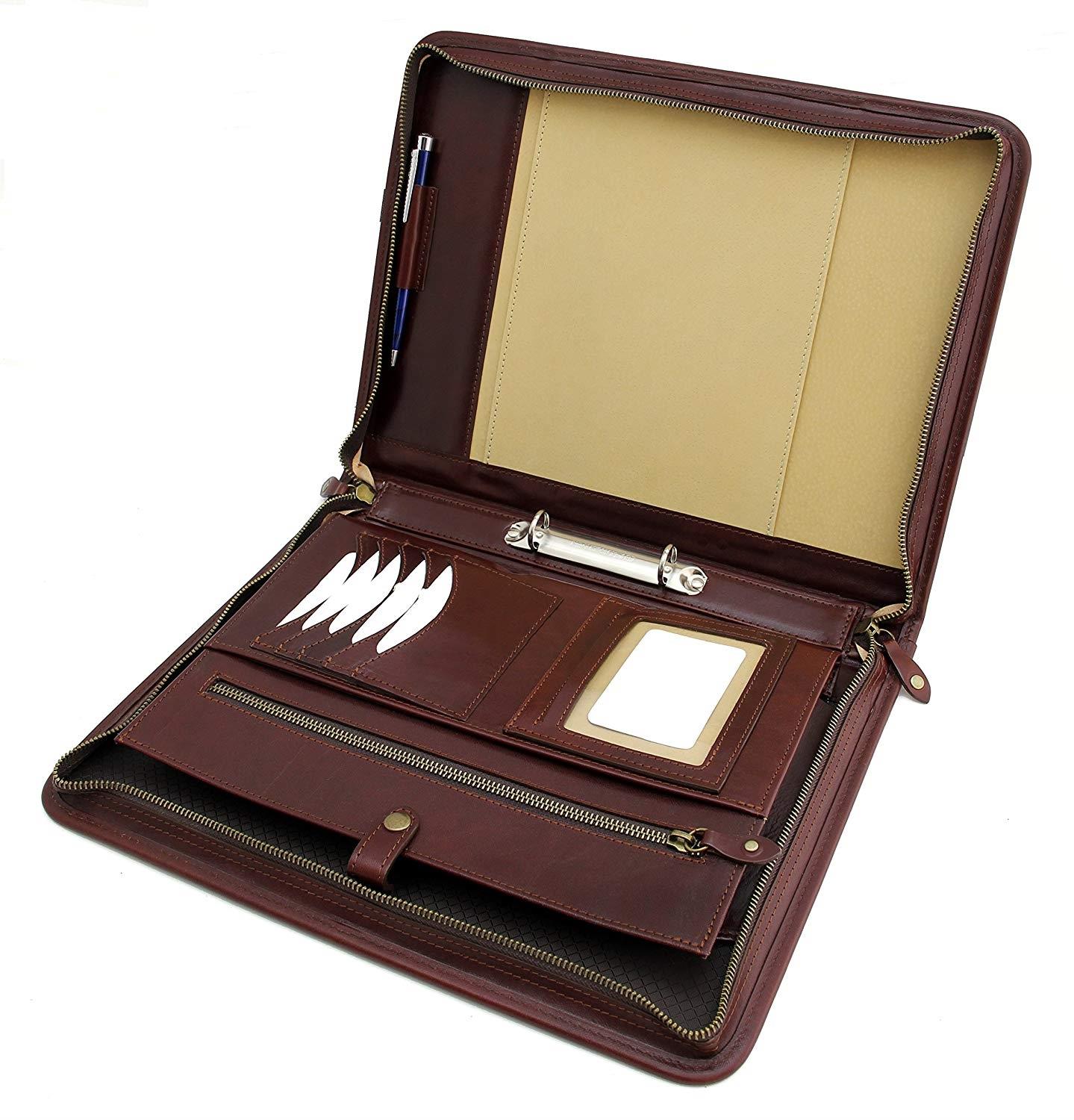Personalised Leather Compendium Australia-5
