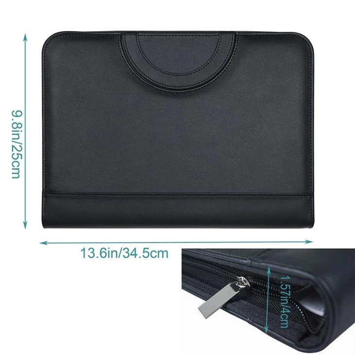 A4 Faux Leather Folder