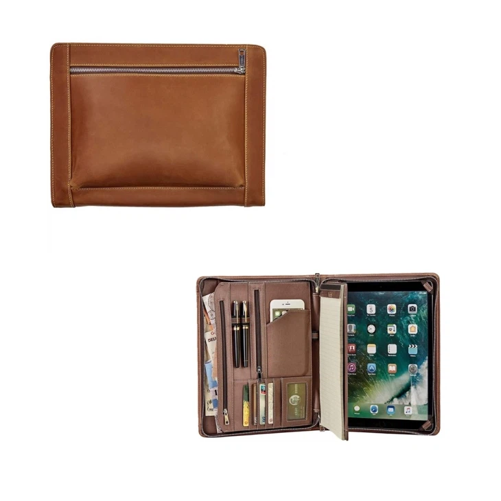 Leather Portfolio A4 Personalised