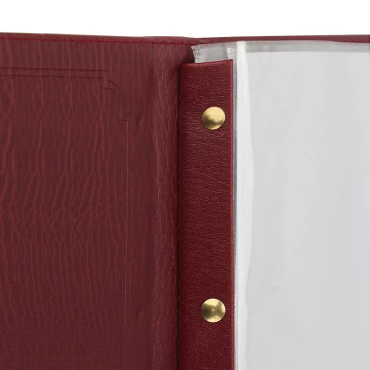 PU Leather Menu Cover