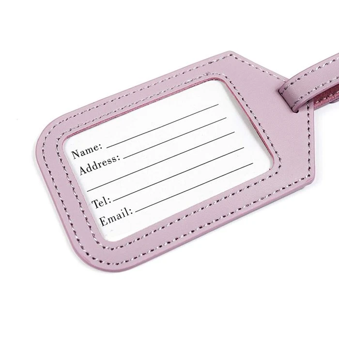 Couples Wedding Leather Luggage Tags