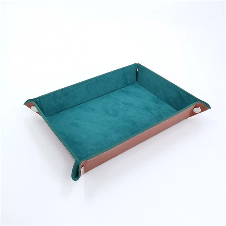 pu leather tray